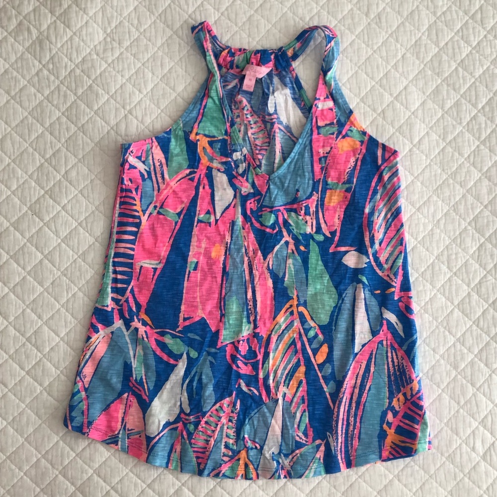 Lilly Pulitzer sailboat Print tank